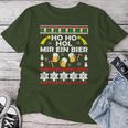 Hohoho Get Me A Beer Ugly Christmas T-shirt Frauen Lustige Geschenke