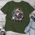 Motorcycle Santa Claus Biker Christmas & Women T-shirt Frauen Lustige Geschenke