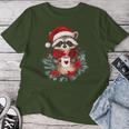 Raccoon Coffee Children Christmas Raccoon T-shirt Frauen Lustige Geschenke