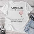 18Th Birthday Party Guest Book Boys Girls Decorative T-shirt Frauen Lustige Geschenke