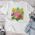 Aloha Hawaii Hawaii-Flamingo Children Nager Girls Toddler Blue T-shirt Frauen Lustige Geschenke