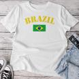 Brazil For Brazilian Boys And Girls With Brazilian Flag Day Green T-shirt Frauen Lustige Geschenke