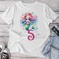 Children's Birthday 5 Mermaid Girls Five 5 Years Old T-shirt Frauen Lustige Geschenke