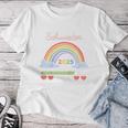 Children's Rainbow Ich Werde Große Schwester 2025 T-shirt Frauen Lustige Geschenke