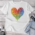 Csd Parade Rainbow Lgbt Heart Lgbtq Flowers Pride Love T-shirt Frauen Lustige Geschenke