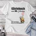 Guest Book 30Th Birthday Man Woman 30Th Birthday Decoration T-shirt Frauen Lustige Geschenke