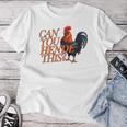 Can You Hendl This Rooster Chicken Giggal Gockel Chicken Farm T-shirt Frauen Lustige Geschenke