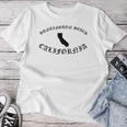 Huntington Beach California Surfintage Cali Socal Orange T-shirt femme Cadeaux drôles