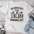 Ich Mag Halt Penguins Children's Girls' Penguin T-shirt Frauen Lustige Geschenke