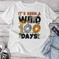 Its Been A Wild 100 Day Of School Animal Boys Girls Students Women T-shirt Funny Gifts