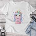 Kinder 8 Geburtstag Mädchen 8 Jahre Einhorn Party Outfit Einhorn T-shirt Frauen Lustige Geschenke