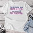 La Mejor Parte De Ser Abuelo Es Dormir Con La Abuela Camiseta de mujer Regalos divertidos