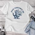 Rage Consumes Me Cat Flower Cute Kitty Cat Meme Gray T-shirt Frauen Lustige Geschenke