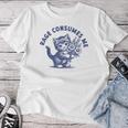 Rage Consumes Me Cat Kitten Flower Women T-shirt Unique Gifts