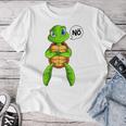 Turtle Nö Children's For Girls And Boys Green S T-shirt Frauen Lustige Geschenke