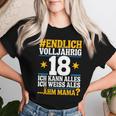 18 Geburtstag Junge Mädchen 18 Jahre 2007 Lustig Geschenk T-shirt Frauen Geschenke für Sie