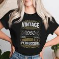 45 Cumpleaños 45 Años Hombre Intage 1980 Regalo Camiseta de mujer Regalos para ella