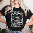 60Th Birthday Man Woman 60 Years 1965 Decorative T-shirt Frauen Geschenke für Sie