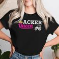 Acker Queen Bäuerin Traktor Bauernhof Spruch Landwirtin T-shirt Frauen Geschenke für Sie