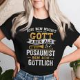 Als Promaunist Bin Ich Göttlich Orchestra Musician Trombone T-shirt Frauen Geschenke für Sie