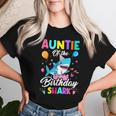 Auntie Of The Shark Birthday Boy Girl Party Family Group Women T-shirt Gifts for Her