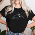 Ballena Orca Cuello Camiseta de mujer Regalos para ella