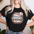 Baseball Mimi Bandana Leopard Fans Mother's Day Women T-shirt Gifts for Her