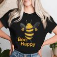 Bee Happy Honey Bee Beekeeping T-shirt Frauen Geschenke für Sie