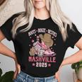Boots Booze & Besties Nashville 2025 Girls Trip Drinking Women T-shirt Gifts for Her