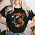 Boxer Dog Sunglasses Dog Mom Dad Women T-shirt Gifts for Her