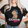 Capybara Gamer Gaming Girls' T-shirt Frauen Geschenke für Sie