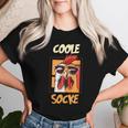 Cool Chicken Hen Cockerel Cool Sock Motif Chicken S T-shirt Frauen Geschenke für Sie