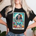 Cool Mama Club Tarot Card Skeleton Halloween Women T-shirt Gifts for Her