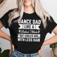Dance Dad Like A Dance Mom But Cooler Father's Day Dad Life Women T-shirt Gifts for Her