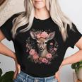 Deer Women's Costume Dirndl Costume With-Neck T-shirt Frauen Geschenke für Sie