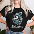 Eisbaderin Winter Swimming Penguin Women's Ice Bathing T-shirt Frauen Geschenke für Sie