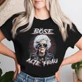 Evil Old Woman Women's Motorcycle Sarcasm T-shirt Frauen Geschenke für Sie