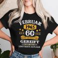 February 1965 60Th Birthday Man Woman T-shirt Frauen Geschenke für Sie