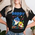 Daddy Of The Birthday Family Shark Birthday Boy Girl Women T-shirt Gifts for Her