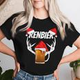 Saying Beer Renbier Reindeer Saufen Alcohol T-shirt Frauen Geschenke für Sie