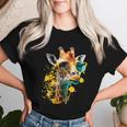 Giraffe Sonnenbrille Urlaub Sonne Natur Urlauber Dschungel T-shirt Frauen Geschenke für Sie