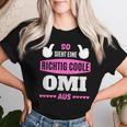 Grandkel Children's Grandma So Sieht Eine Richtig Cool Oma S T-shirt Frauen Geschenke für Sie