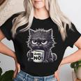 Grimmige Katze Für Arbeitskollegen Cats T-shirt Frauen Geschenke für Sie