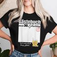 Guest Book 30Th Birthday Who Signs Beers T-shirt Frauen Geschenke für Sie