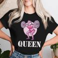 Gym Partner Queen Bunny Portería De Levantamiento De Pesas Para Pareja Sin Mangas Camiseta de mujer Regalos para ella