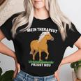 Haflinger Horse Mein Therapeut Feats Hay T-shirt Frauen Geschenke für Sie