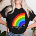 My Other Half Gay Couple Rainbow Pride Cool Lgbt T-shirt Frauen Geschenke für Sie