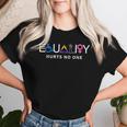 Hurts No One Lgbtq Pride Menschenrechte Männer Frauen T-shirt Frauen Geschenke für Sie