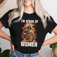 I'm Afraid Of Cringe Skeleton Camiseta de mujer Regalos para ella