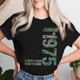 January 1975 Man Woman 50Th Birthday Limited Edition T-shirt Frauen Geschenke für Sie